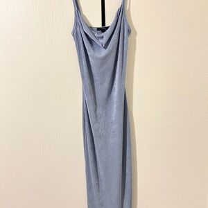 Forever 21 Strapless Dress in Soft Blue